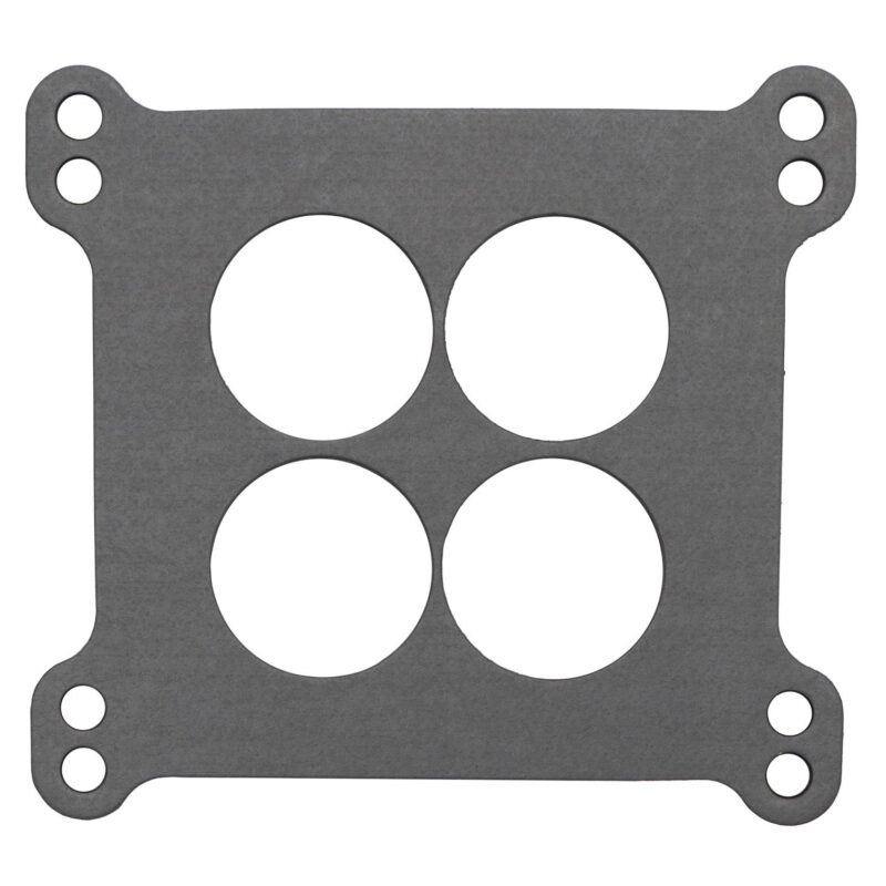 SCE Carburetor Base Plate Gasket, 4-Barrel, 4 Hole, Composite, 1-3/4 Inch Square Bore