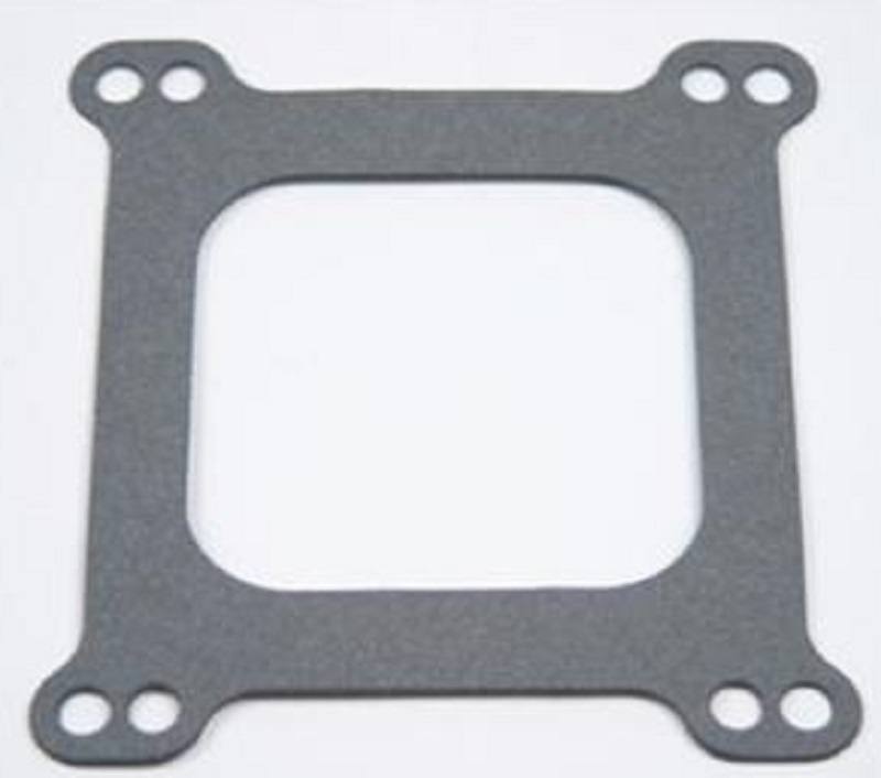 SCE Carburetor Base Plate Gasket, 4-Barrel, Open, Composite, 1-3/4 Inch Square Bore